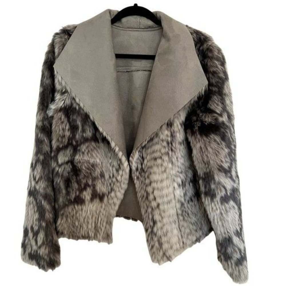 Marrakech Faux Fur Suede Reversible Coat